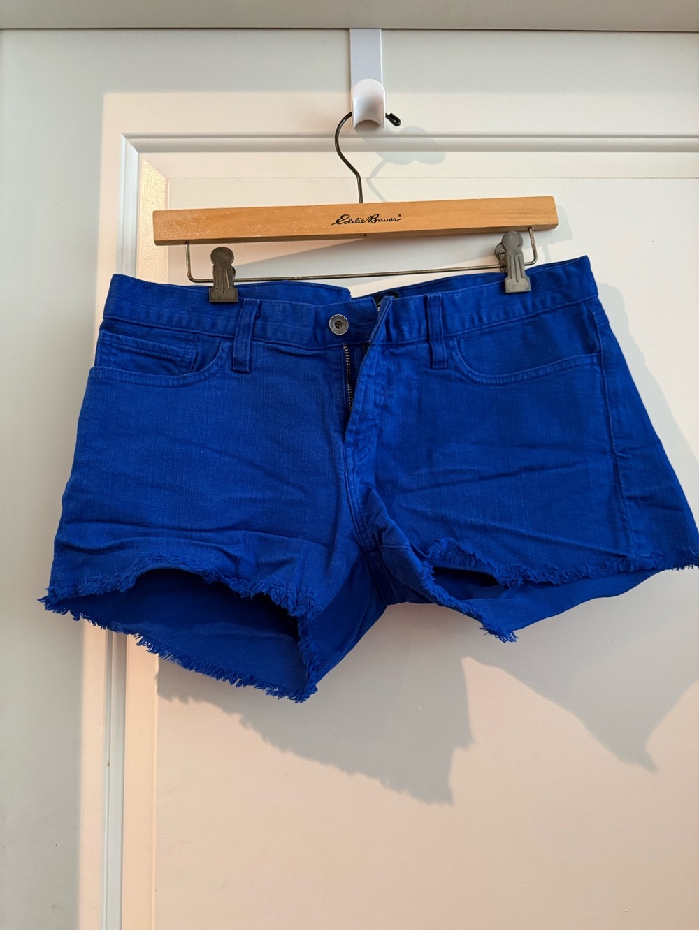 Lucky Brand Cobalt Blue Cutoff Denim Shorts